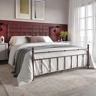 Victorian Metal Platform Bed