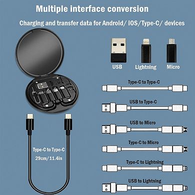 Multifunction Usb Type C Cable Set