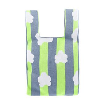 Reusable Mesh Net Grocery Tote Bags 14.17"x7.87" For Market Shopping