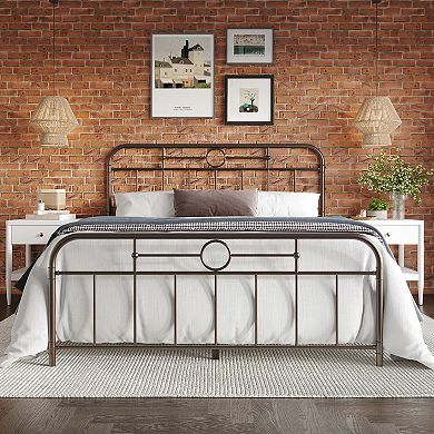 Elegance Metal Platform Bed