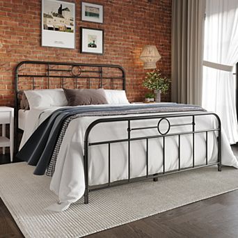 Elegance Metal Platform Bed
