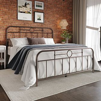 Elegance Metal Platform Bed