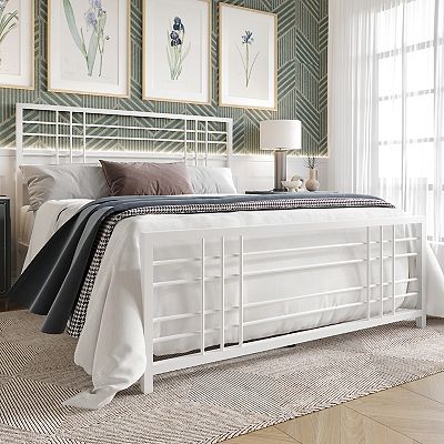 Simple metal bed discount