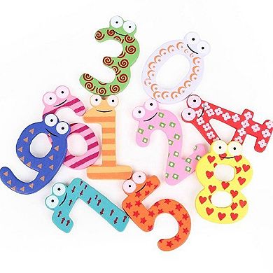 Wooden Magnetic Letters and Numbers