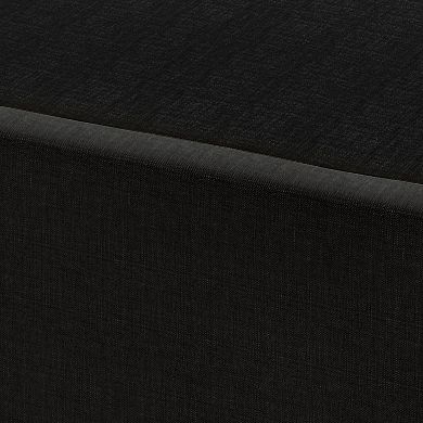 Simple Linen Wooden Box Spring