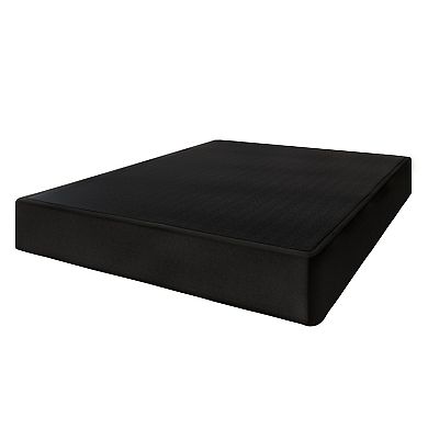Simple Linen Wooden Box Spring
