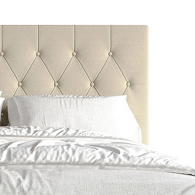 Modern Linen Upholstered Bed