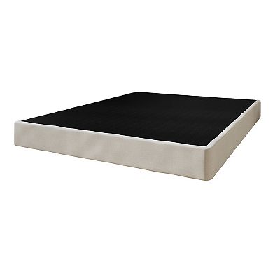 5" Minimalist Linen Wooden Box Spring