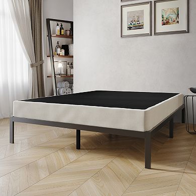 5" Minimalist Linen Wooden Box Spring
