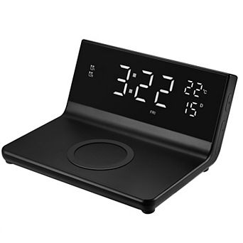 ChargeX Pro - Wireless Charging Alarm Clock for All Wireless Charging Smartphones