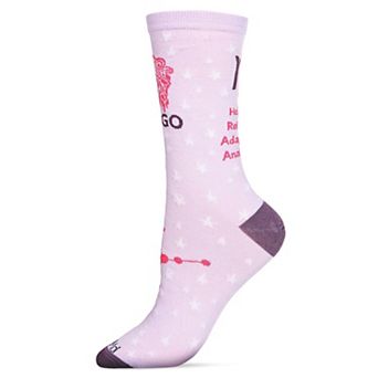 Virgo Zodiac Sign Crew Sock