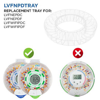 Livefine Replacement Tray For Pill Dispensers