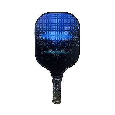 Ztech Pickleball Set, 2 Paddles With 4 Pickleballs And Drawstring Bag, Black