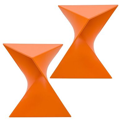 Leisuremod Randolph Modern Side Table Set Of 2