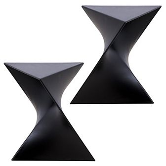 Leisuremod Randolph Modern Side Table Set Of 2