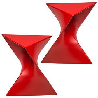 Leisuremod Randolph Modern Side Table Set Of 2