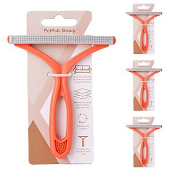 PetPals Dual Sided Pet Hair Remover - 5"H, Reusable, Small, Furbolish, 4 pk