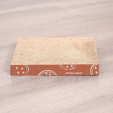 PetPals Cardboard Scratcher - 12"H, Four-Pack, Replaceable, Cardboard Scratcher