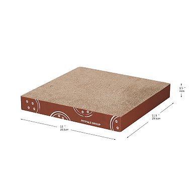 PetPals Cardboard Scratcher - 12"H, Four-Pack, Replaceable, Cardboard Scratcher