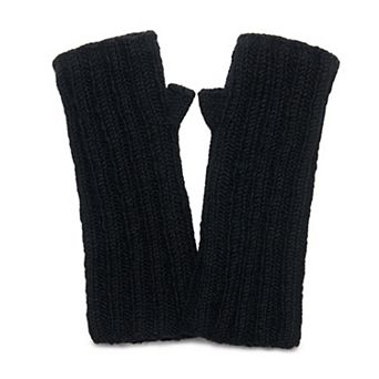 Feelgoodz Women’s Artisan Hand-Knit Denali Ribbed Half Mitten