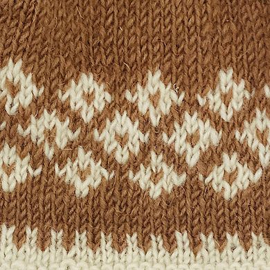 Feelgoodz Women’s Artisan Hand-Knit Vail Winter Wool Half Mitten