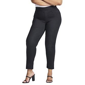 Avenue Women's Plus Size Butter Denim Pull-On High Rise Jean