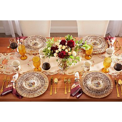 BrylaneHome 4-Pc Turkey Napkins