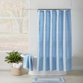 BrylaneHome Amore Shower Curtain 14 pc Set