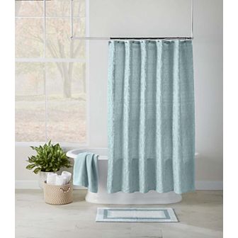 BrylaneHome Amore Shower Curtain 14 pc Set