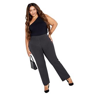 Avenue Women's Plus Size Cool Hand Trouser