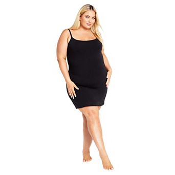 Avenue Women's Plus Size Essential Cotton Knit Slip