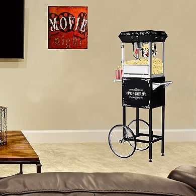 Foundation 6oz Popcorn Machine with Cart by Great Northern Popcorn
