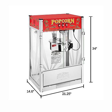 Midway Marvel 16oz Countertop Popcorn Machine By Great Northern Popcorn