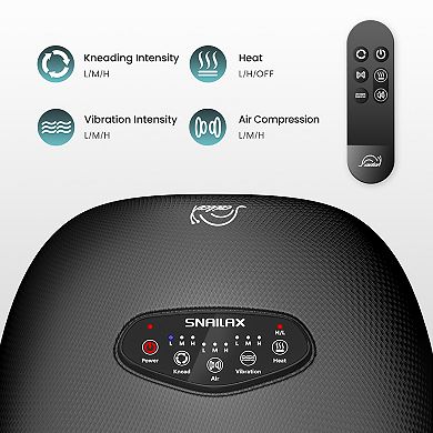 Snailax Shiatsu Foot Massager for Circulation Up to Size 13, Air Compression Foot Massager Machine