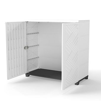 Indoor Outdoor Plastic Storage Cabinet Outdoor Storage Shed