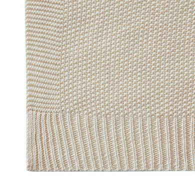 Kate Aurora Vermont Impressions Cable Knit Accent Throw Blanket - 50 In. W X 60 In. L