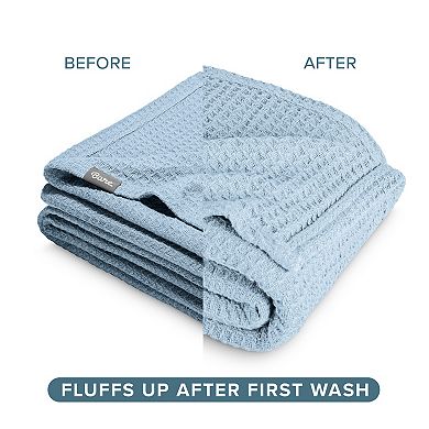 100% Cotton Waffle Blanket
