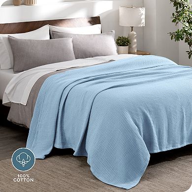 100% Cotton Waffle Blanket
