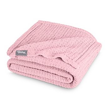 Bare Home 100% Cotton Waffle Blanket