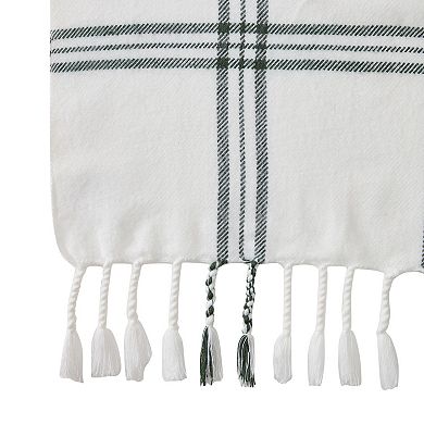 Kate Aurora Woodland Plaid Fringed Accent Throw Blanket - 50 In. X 60 In.
