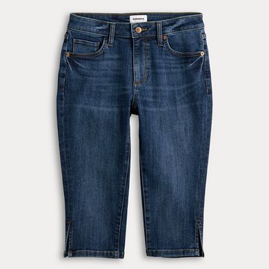 Petite Sonoma Goods For Life® Mid-Rise Denim Capris