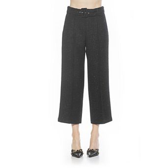 Women's ALEXIA ADMOR Caden Belted Wide Leg Pants