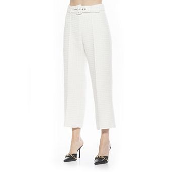 Women's ALEXIA ADMOR Caden Belted Wide Leg Pants