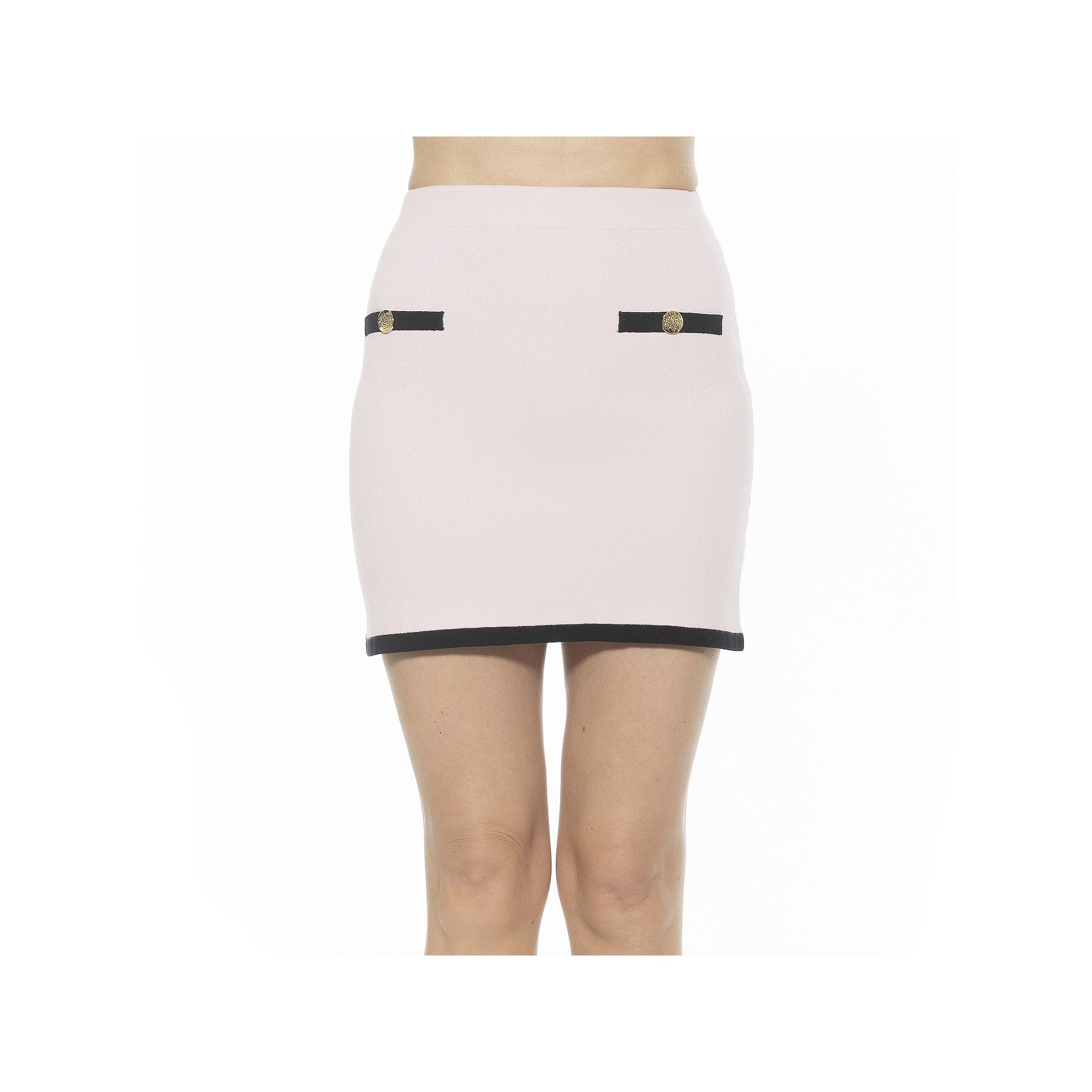 Womens ALEXIA ADMOR Denver Knit Mini Skirt, Size: XS, Pink