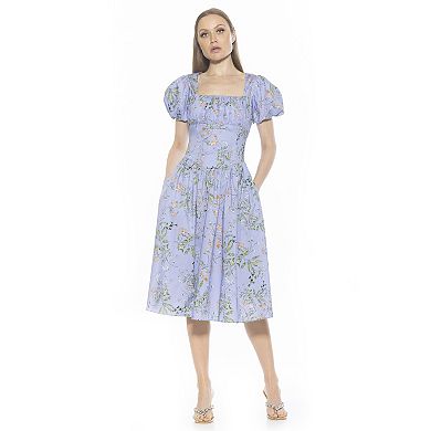 Women's ALEXIA ADMOR Jessi Dropped Waist Midi Dress