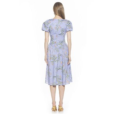 Women's ALEXIA ADMOR Jessi Dropped Waist Midi Dress