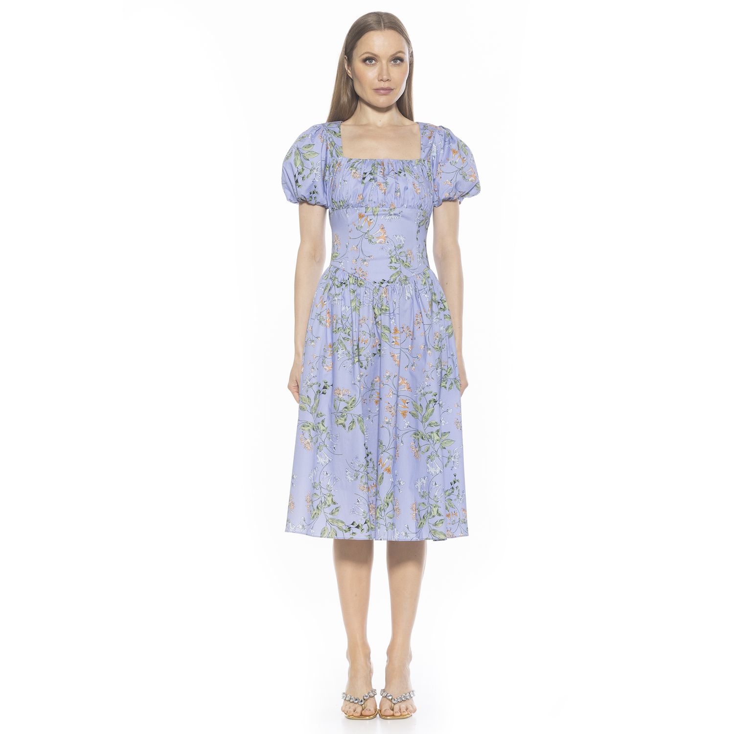 Женские платья ALEXIA ADMOR Jessi Dropped Waist Midi Dress