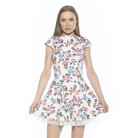 Женские платья ALEXIA Women's ALEXIA ADMOR Aleena Short Sleeve Mini Dress