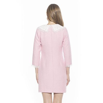 open lace back dress RIKSHA Dress in Baby Pink/Orange – PEGGY HARTANTO main image 1