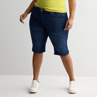 Plus Size Sonoma Goods For Life® Midrise Denim Capris